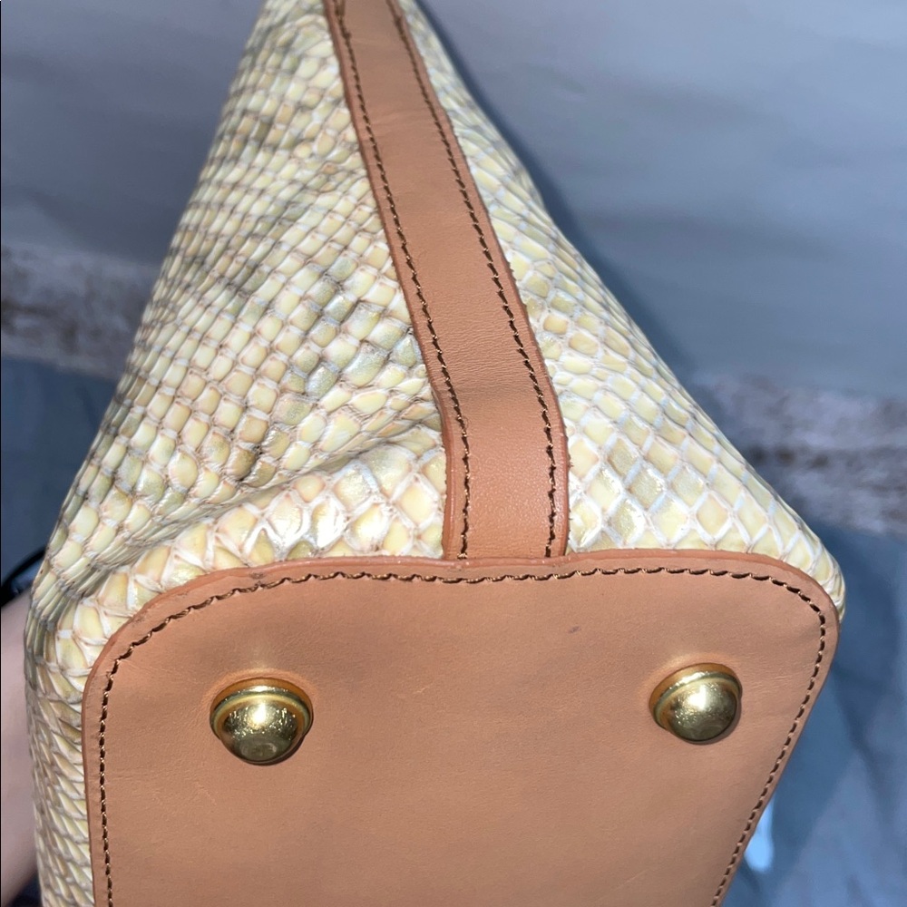 Brahmin Snake Skin Embossed Satchel - Picture 4 of 16